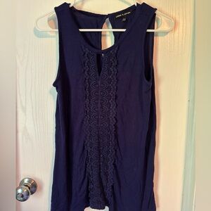 Cable & Gauge Deep Blue Blouse